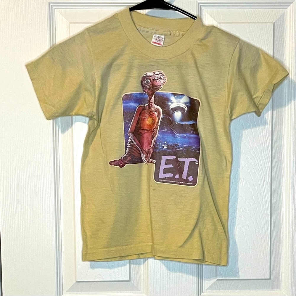 Underoos VTG 1982 E.T. yellow tee sz L (kids)